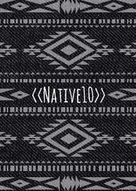 Native pattern10-black-