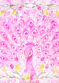 PinkPeacock attracts good luck in spring
