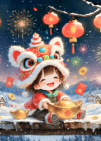 Cute Girl & Chinese New Year V.2