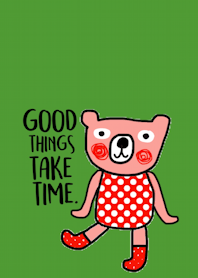 Happy Polka Bear by Kukoy