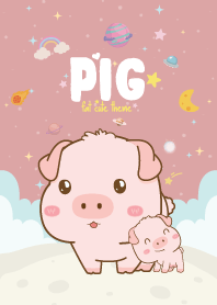 Pig Lover Galaxy Cute Pink