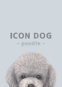 ICON DOG - toy poodle - PASTEL BL/02