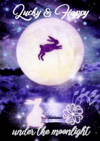 全運気上昇♡飛ぶうさぎ&お月見うさぎ