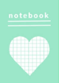 ◉オシャレなノート◉ミントグリーン◉