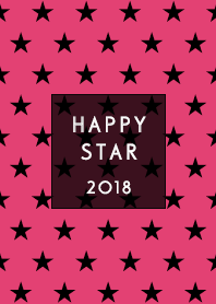 BLACK&PINK HAPPY STAR