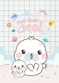 เจ้าอุ๋งแมวน้ำ สีขาว