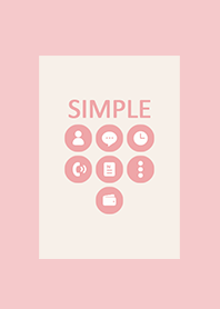 SIMPLE THEME*coral pink & beige