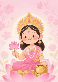 Goddess Lakshmi brings wealth prosperity