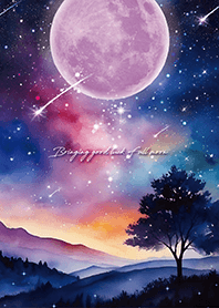 グングン運気上昇✨紫色の満月