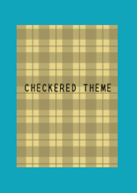 DUSTY YELLOW CHECKERED THEME/VIRIDIAN