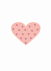 Adult cute pink Bijou heart