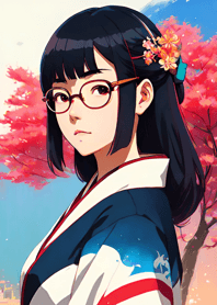 Ukiyo -e -girl (versi baru) 4