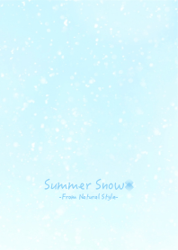 summer snow