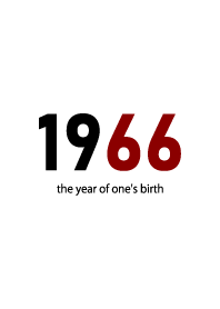 1966 the year of one's birth