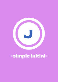 simple initial-J- THEME 22
