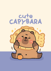 Capybara cute : purple