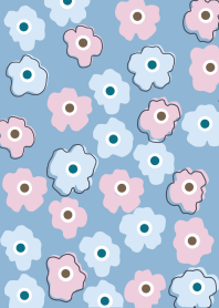 Scandinavian style /pink x light blue 2