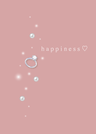 happiness ring dusty pink