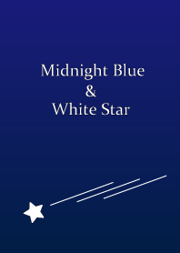 Midnight Blue & White Star