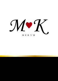 LOVE-INITIAL M&K 2