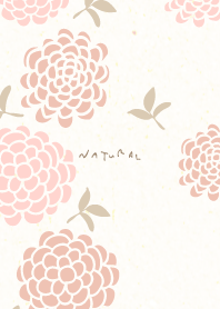 Round flowers and leaves15 from Japan
