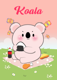 Pink Koala Love Picnic Theme