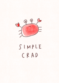 Simple crab beige.