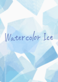 Cool watercolor  ice