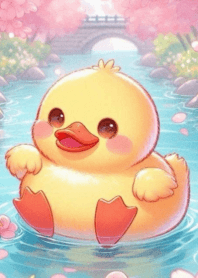 Little duckling plump round cute n.16