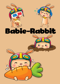 My Babie-Rabbit Wearing Funny Hat