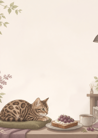 Moss Bengal Grape Toast Study
