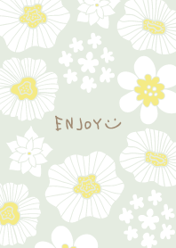 White flower and white floret11 Japan