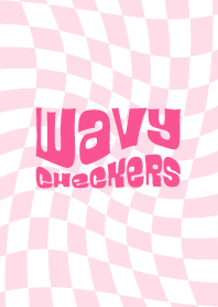 Y2K WAVY CHECKERS / PINK