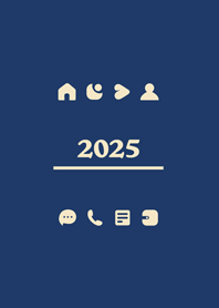 ความเรียบง่ายในปี 2025(สีกรมท่า)