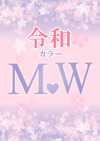 M&W-Attract luck-Reiwa color-Initial