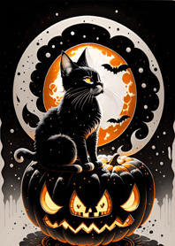 cat halloween Eb1c85