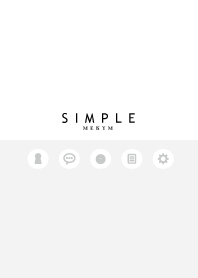 SIMPLE ICON-WHITE- 18