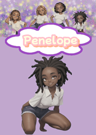 Penelope Beautiful skin girl Pu05
