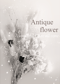 gentle antique dried flower.17.