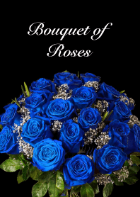 "Bouquet of Roses (Blue) vol.4" theme