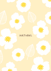 Stylish white flowers leaves11 Japan