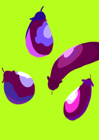Eggplants vivid