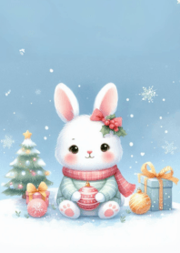 Cute Christmas Bunny_2