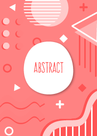 Abstract Flat Vivid Tangerine