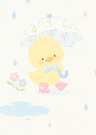 Ducklings in the Rain 008