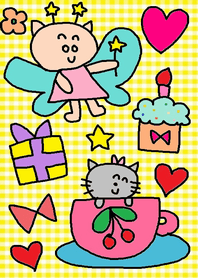 ぶたさんとねこちゃん