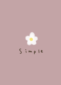 可愛いくすみピンクとふんわりお花。