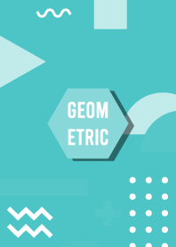 Geometric GEM TURQUOISE 4