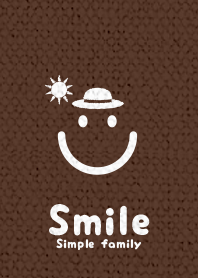 Smile sun&hat ver_Brown1