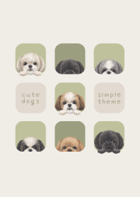 DOGS - Shih Tzu - LEAF GREEN
